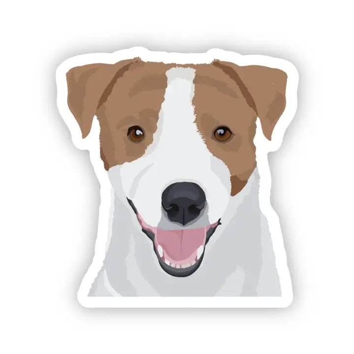 Jack Russell Terrier Dog Vinyl Sticker - Modern Companion