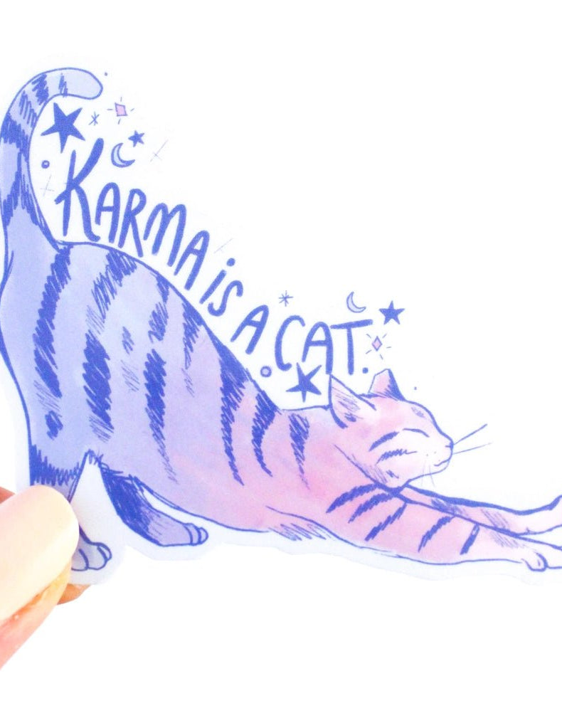 Karma is A Cat Sticker (Pre-Order) - Modern Companion