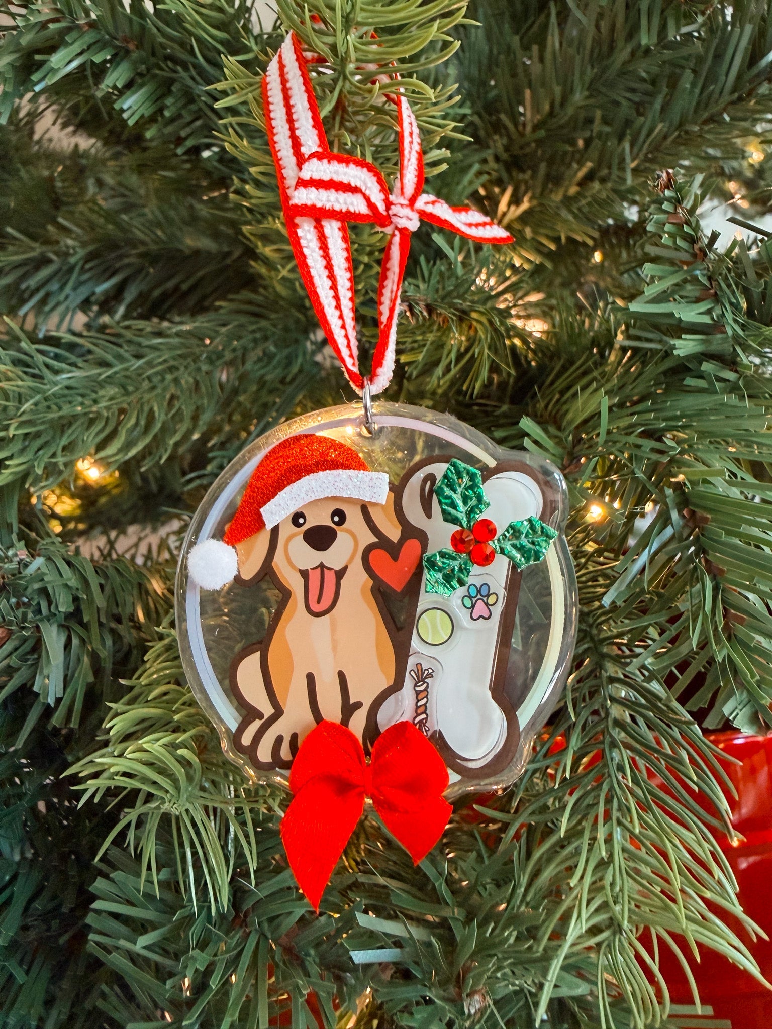 Labrador Retriever Christmas Ornament - Modern Companion