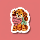 Literally Just A Girl Coquette Sticker - Modern Companion