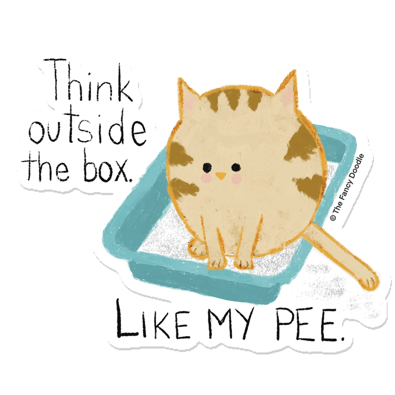 Litterbox Sticker - Modern Companion