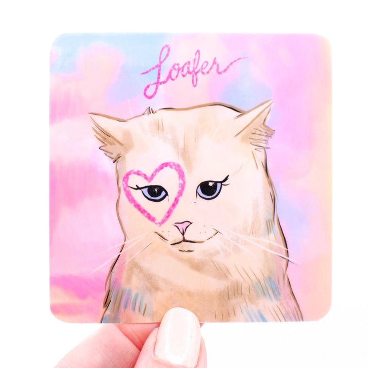 Loafer Cat Sticker - Modern Companion