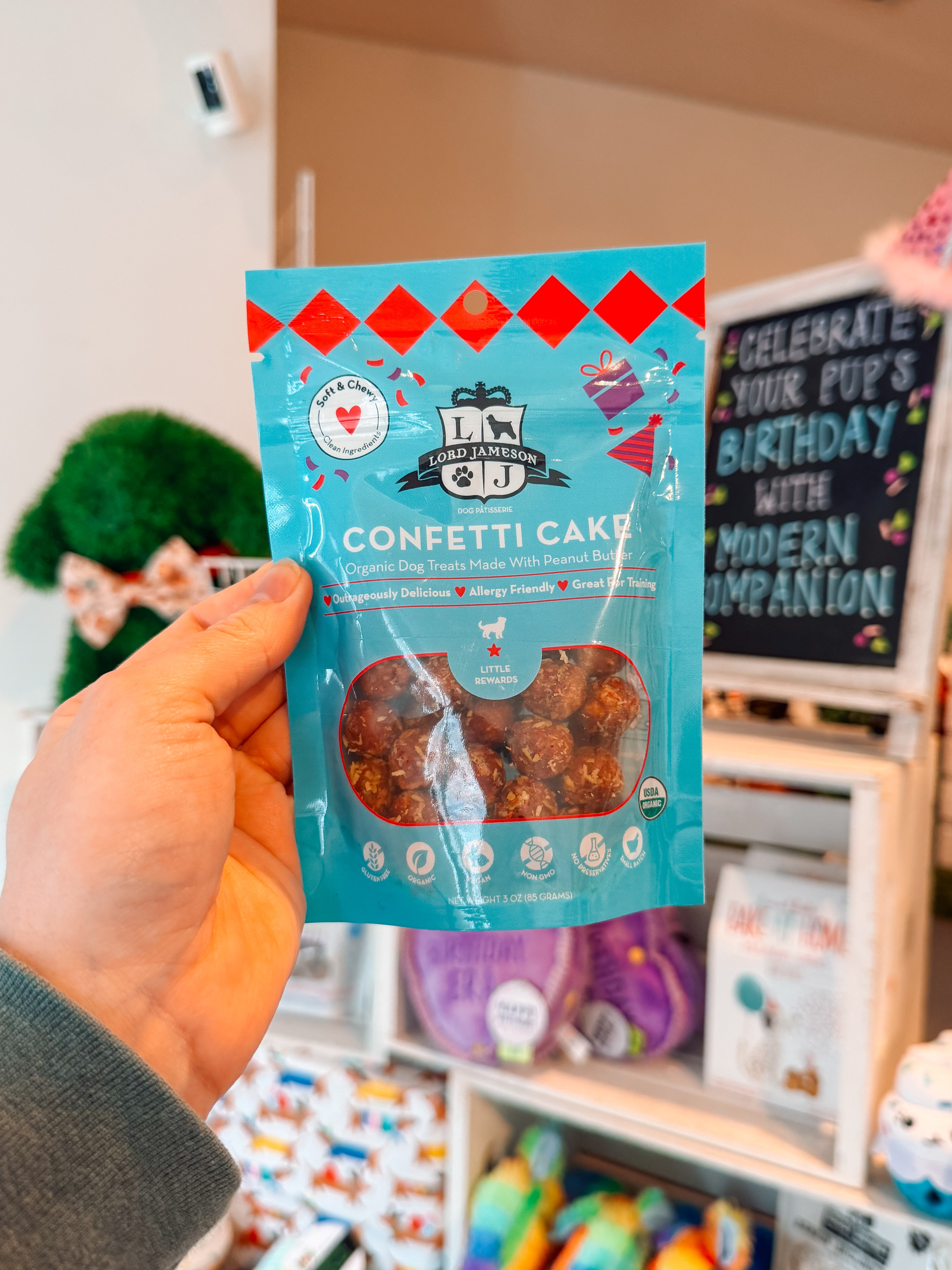 Lord Jameson Confetti Cake Organic Chewy Dog Treats - Modern Companion