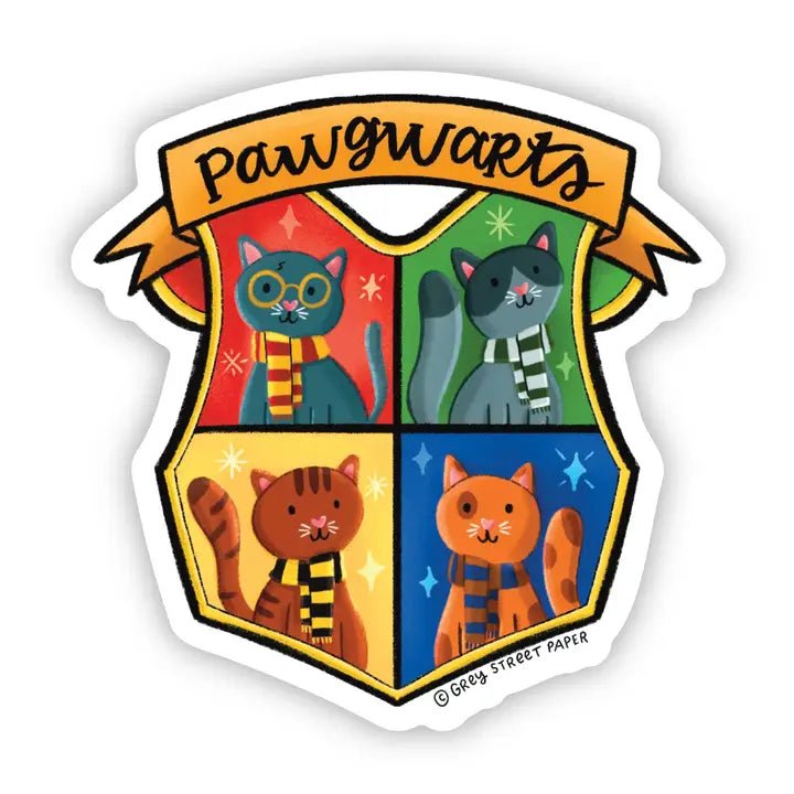 Magical Cat School Sticker - Modern Companion