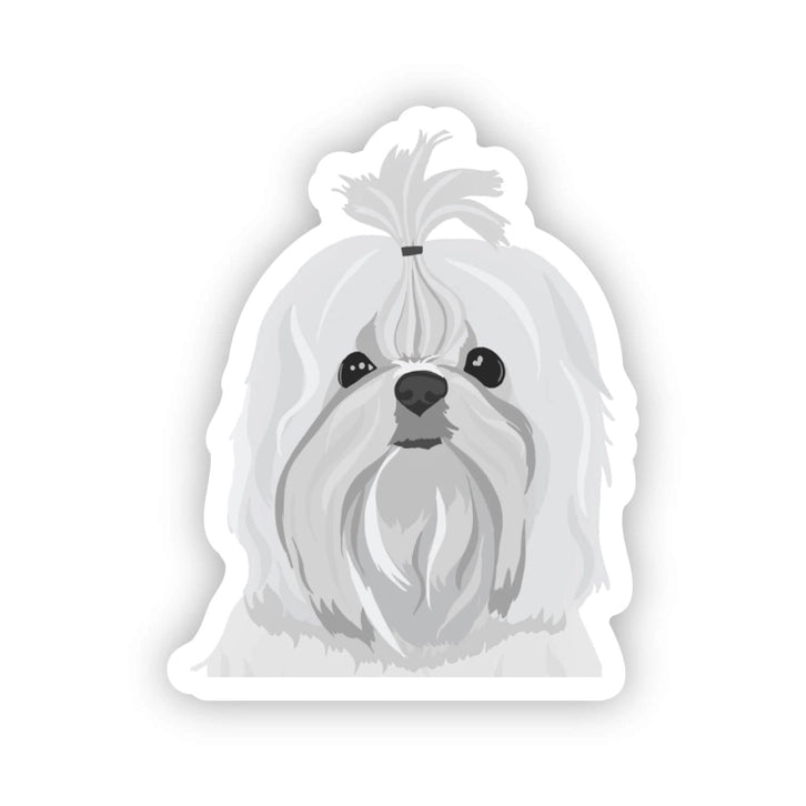 Maltese Dog Sticker - Modern Companion