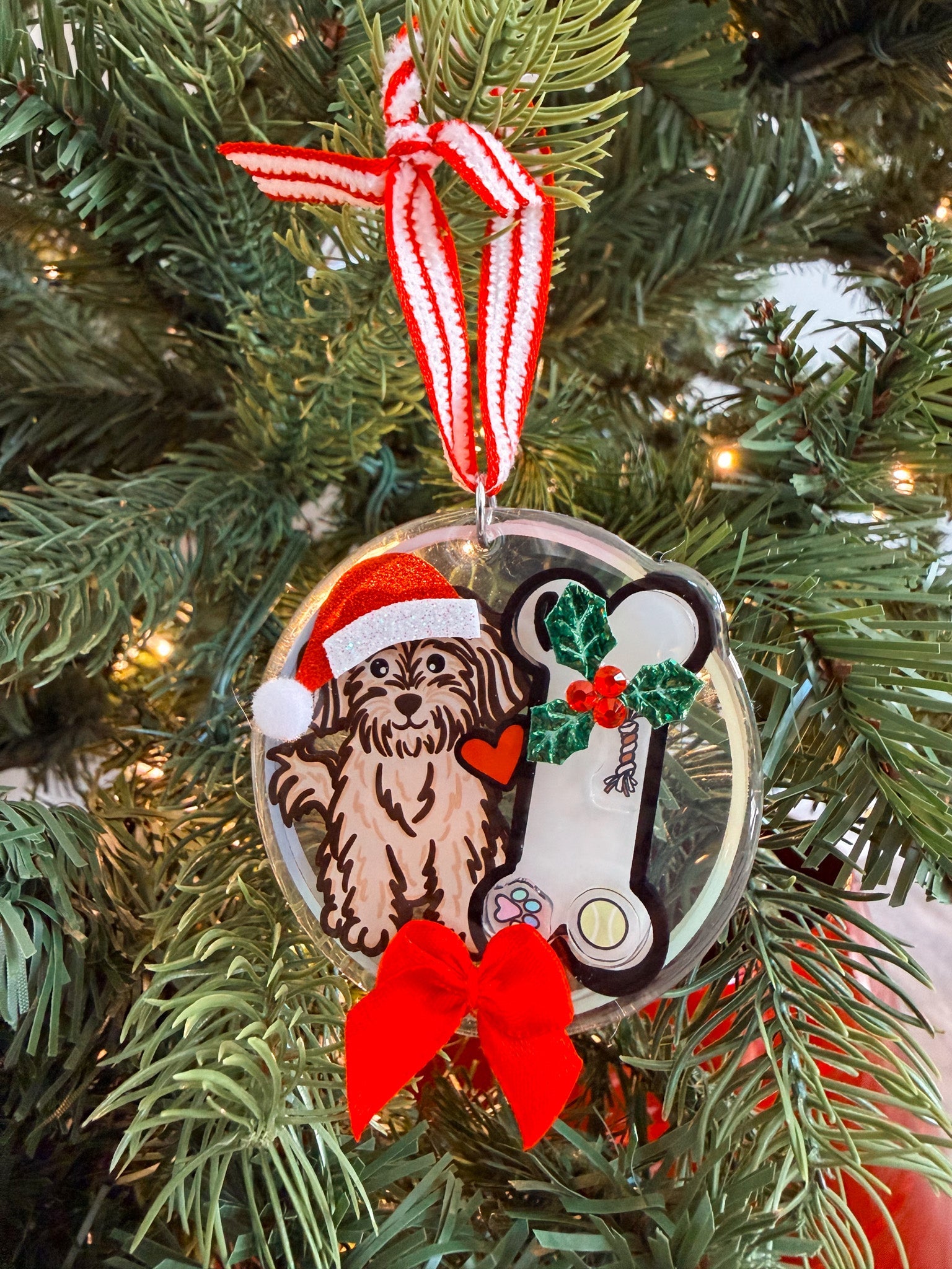 Maltipoo Christmas Ornament - Modern Companion