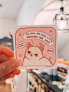 Mean Kitty Sticker - Modern Companion