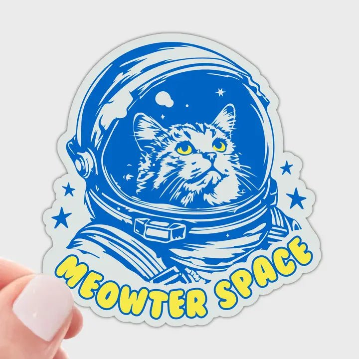 Meowter Space Sticker - Modern Companion
