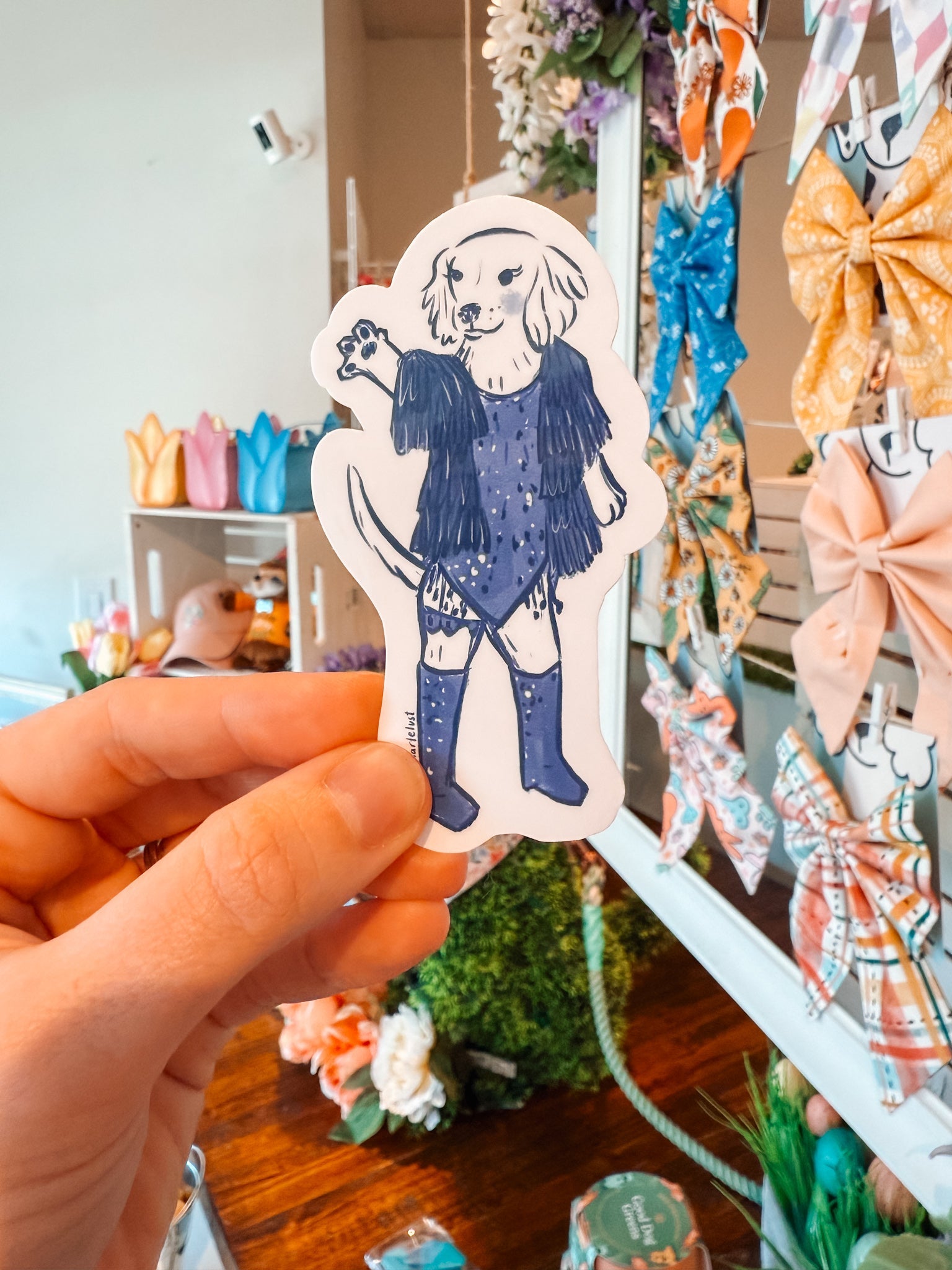 Midnight Swiftie Pup Sticker - Modern Companion