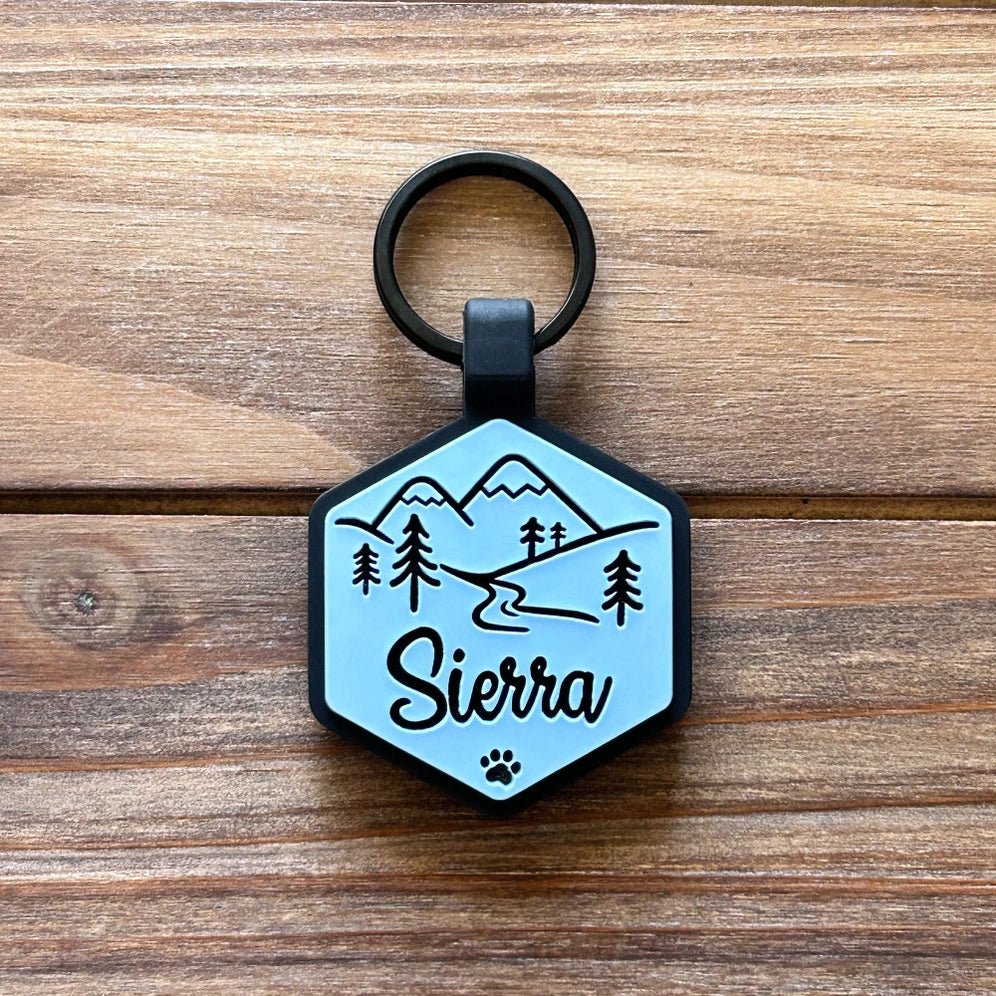 Mountain Adventure Silicone ID Tag - Modern Companion