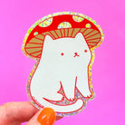 Mushroom Cat Sticker - Modern Companion