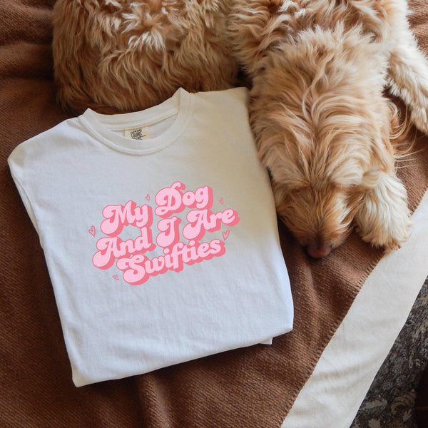 My Dog and I Are Swifties Tee – Modern Companion