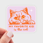 My Favorite Kid Is the Cat Sticker - Modern Companion