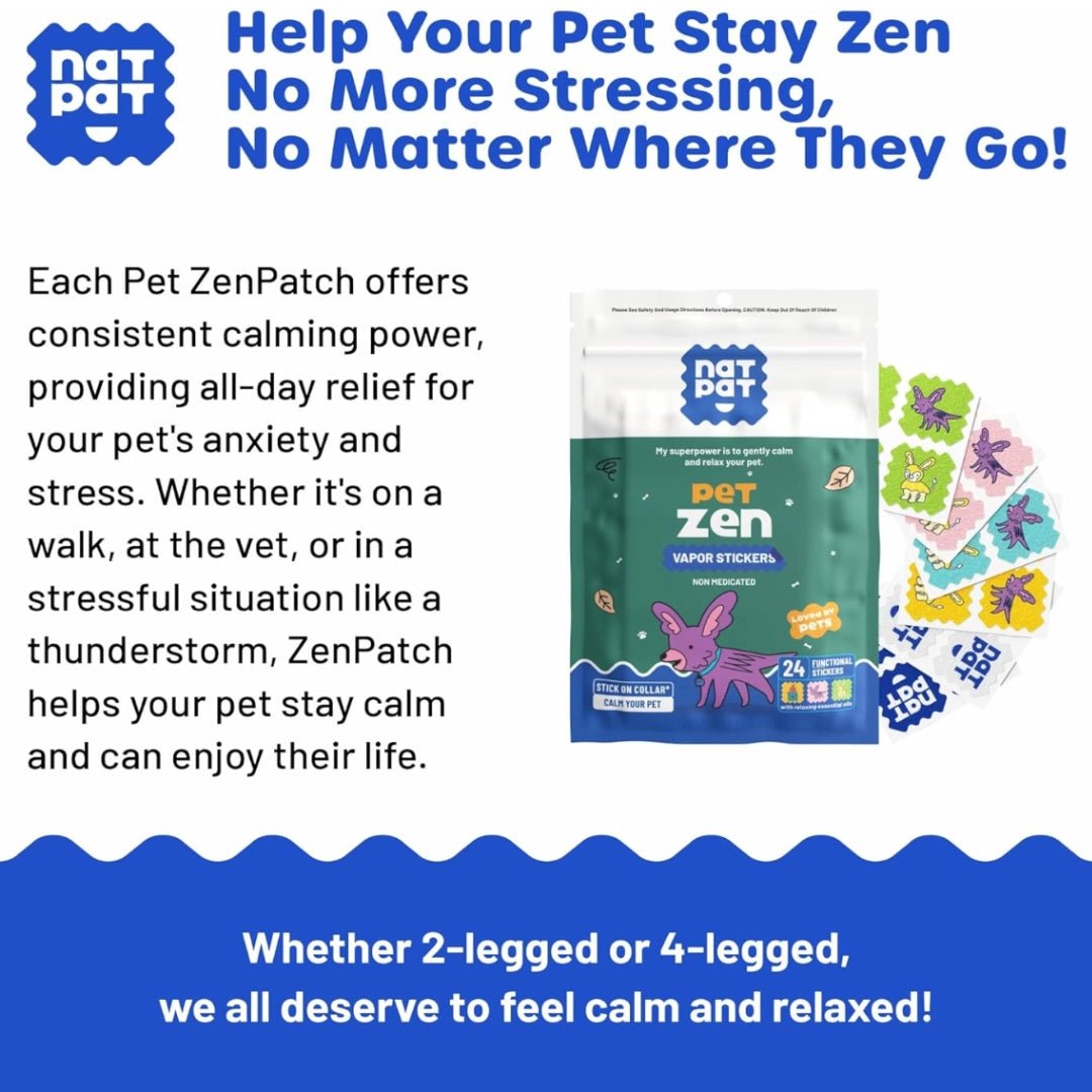 Natural Calming & Anti - Anxiety Pet Stickers - Modern Companion