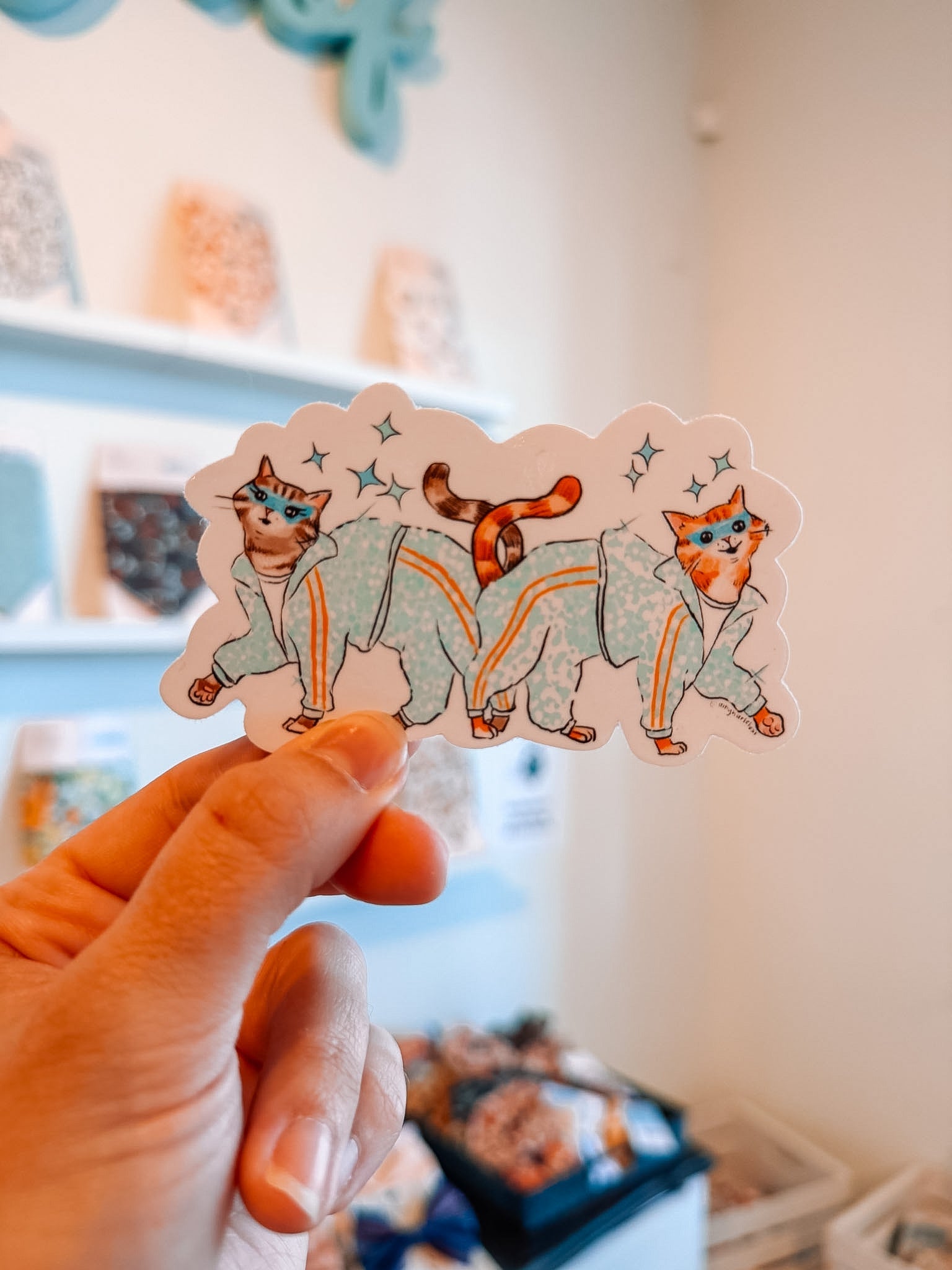 Opalite Cats Sticker - Modern Companion