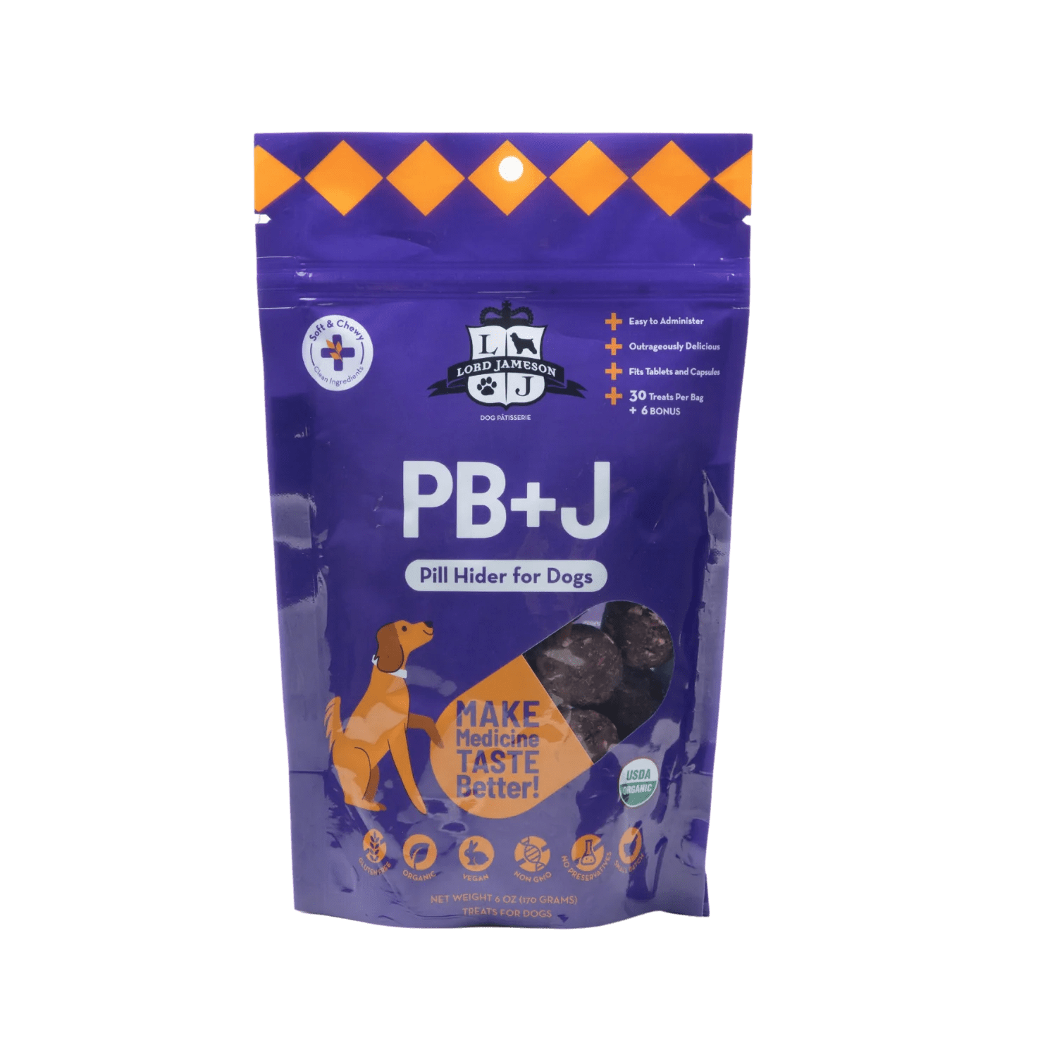 PB+J Organic Pill Hider Dog Treats - Modern Companion