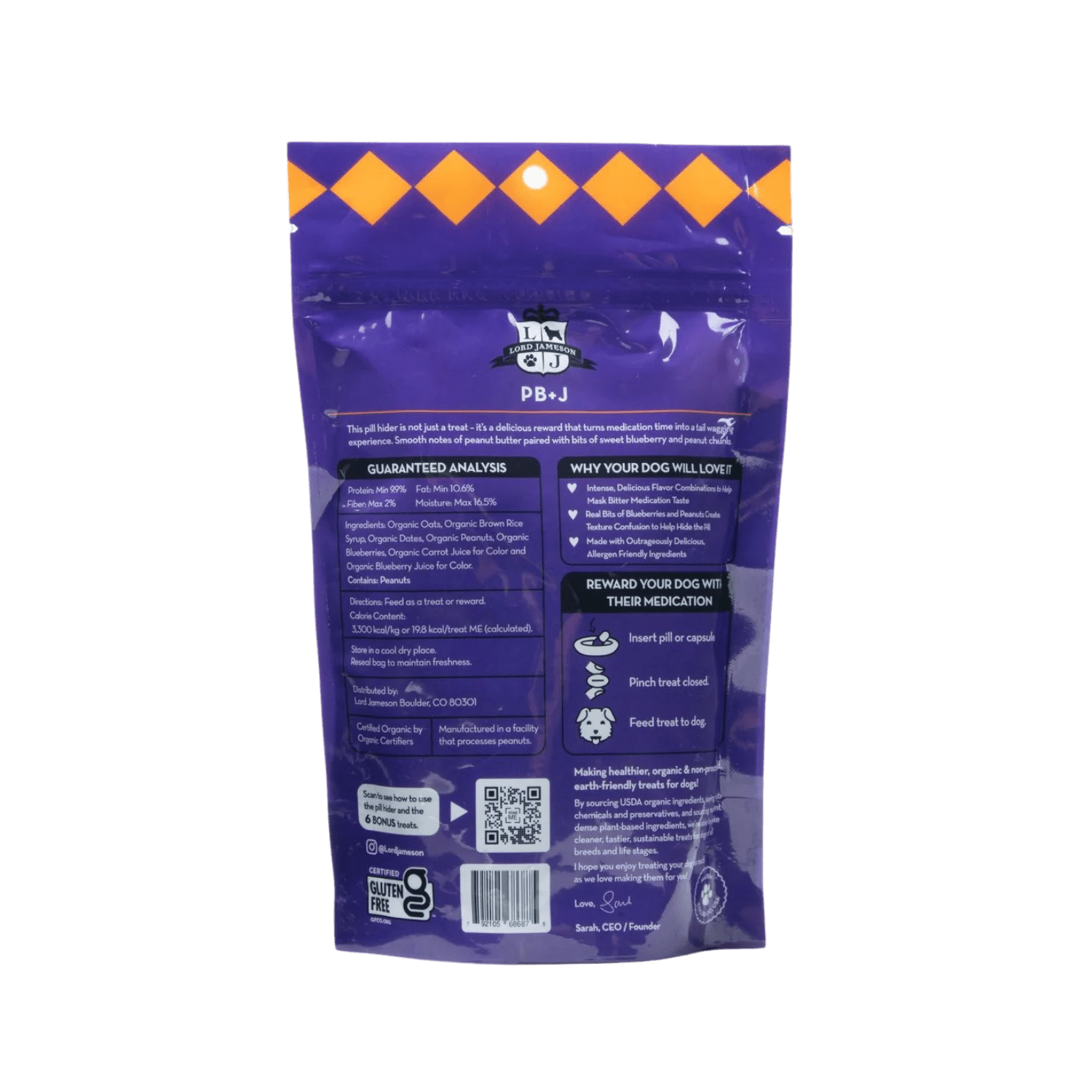 PB+J Organic Pill Hider Dog Treats - Modern Companion