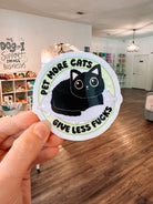 Pet More Cats Sticker - Modern Companion