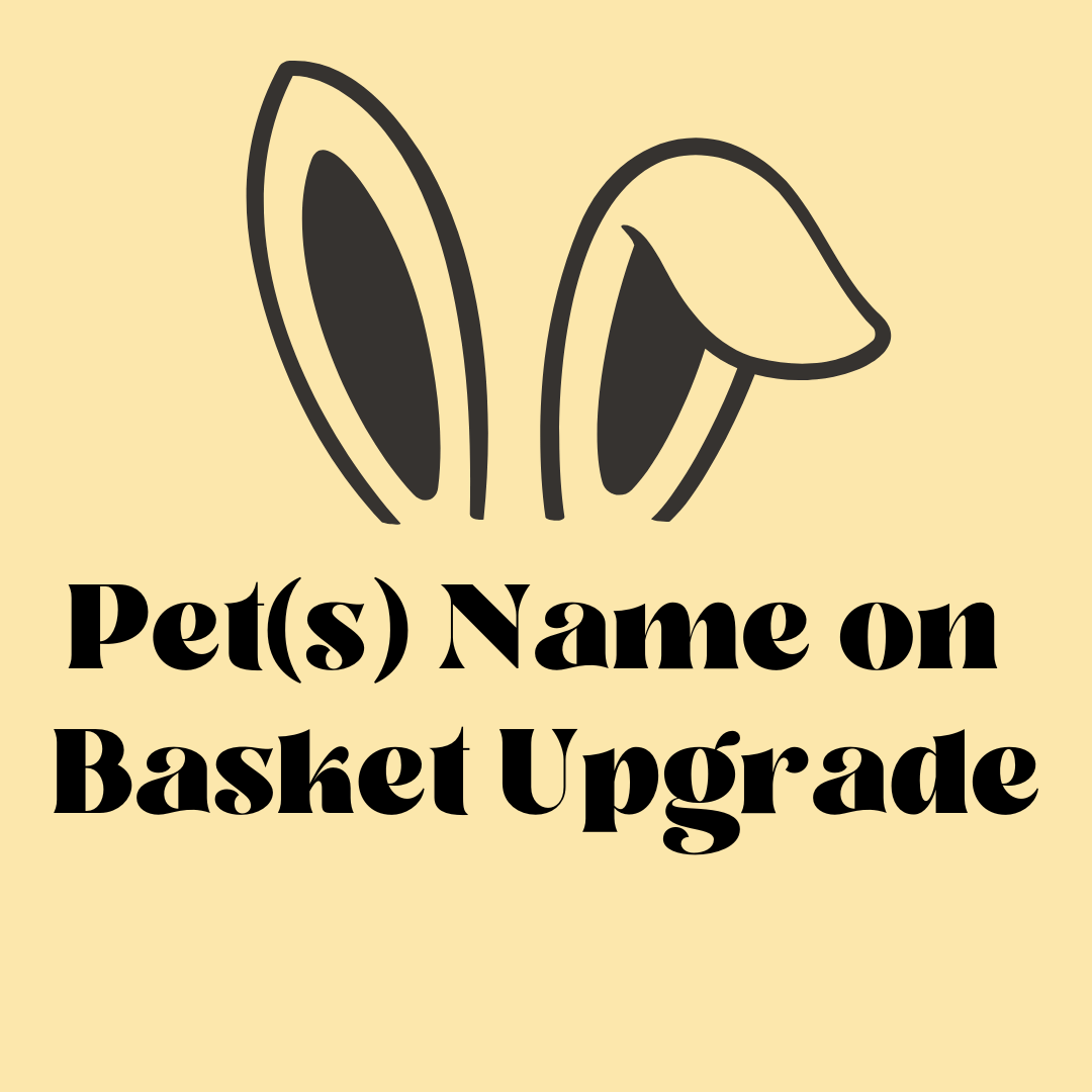 Pet(s) Name On Basket Upgrade - Modern Companion