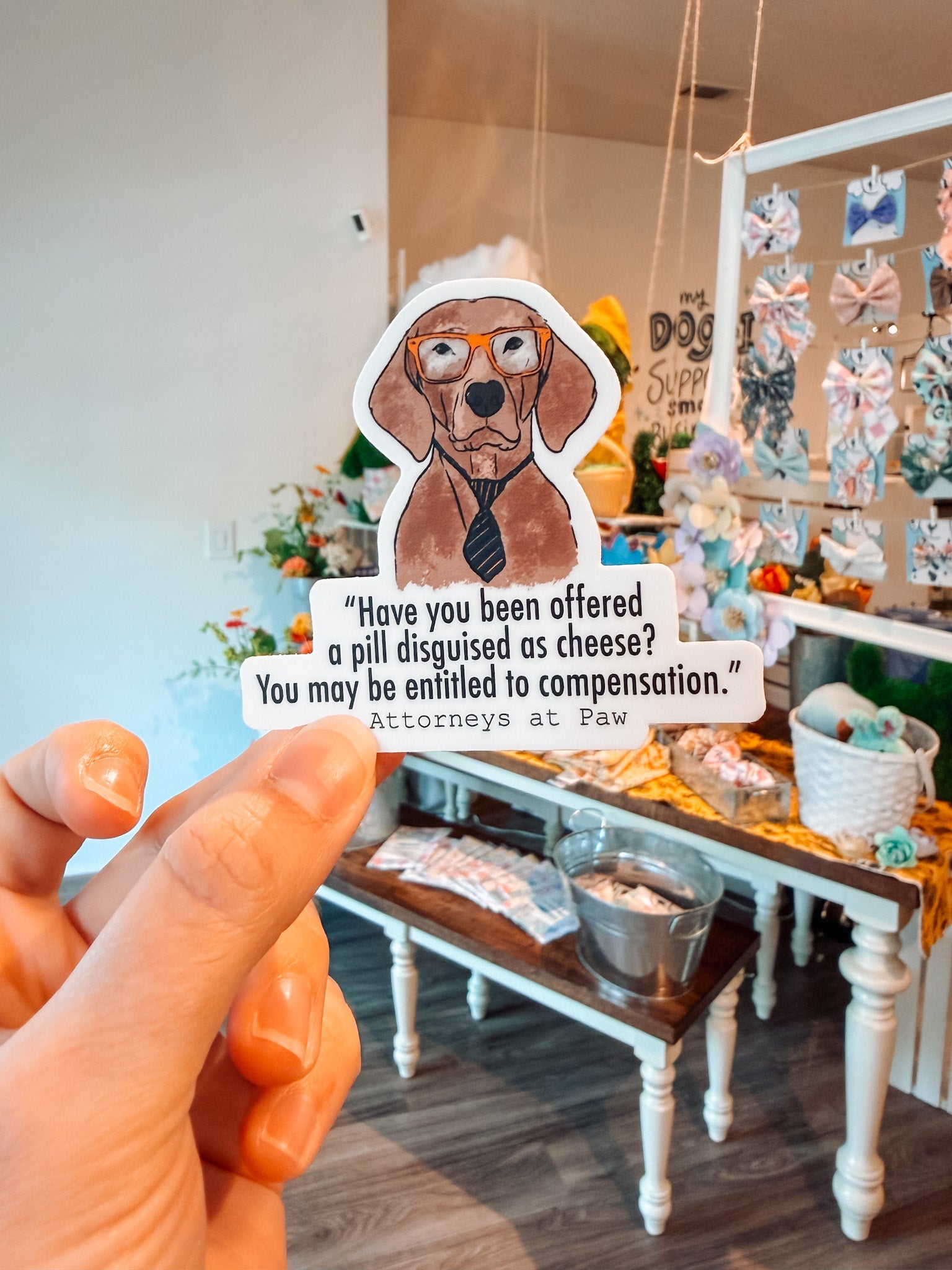 Pill Disguised As Cheese Sticker - Modern Companion