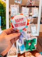 Pink Mini Happy Birthday Balloon Toy - Modern Companion