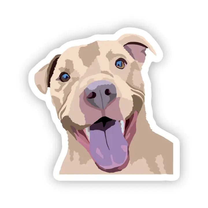 Pit Bull Terrier Dog Vinyl Sticker - Modern Companion