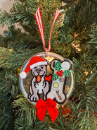 Pitbull Dog Christmas Ornament - Modern Companion