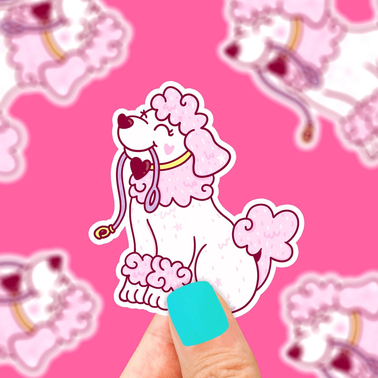 Poodle Puppy Sticker - Modern Companion