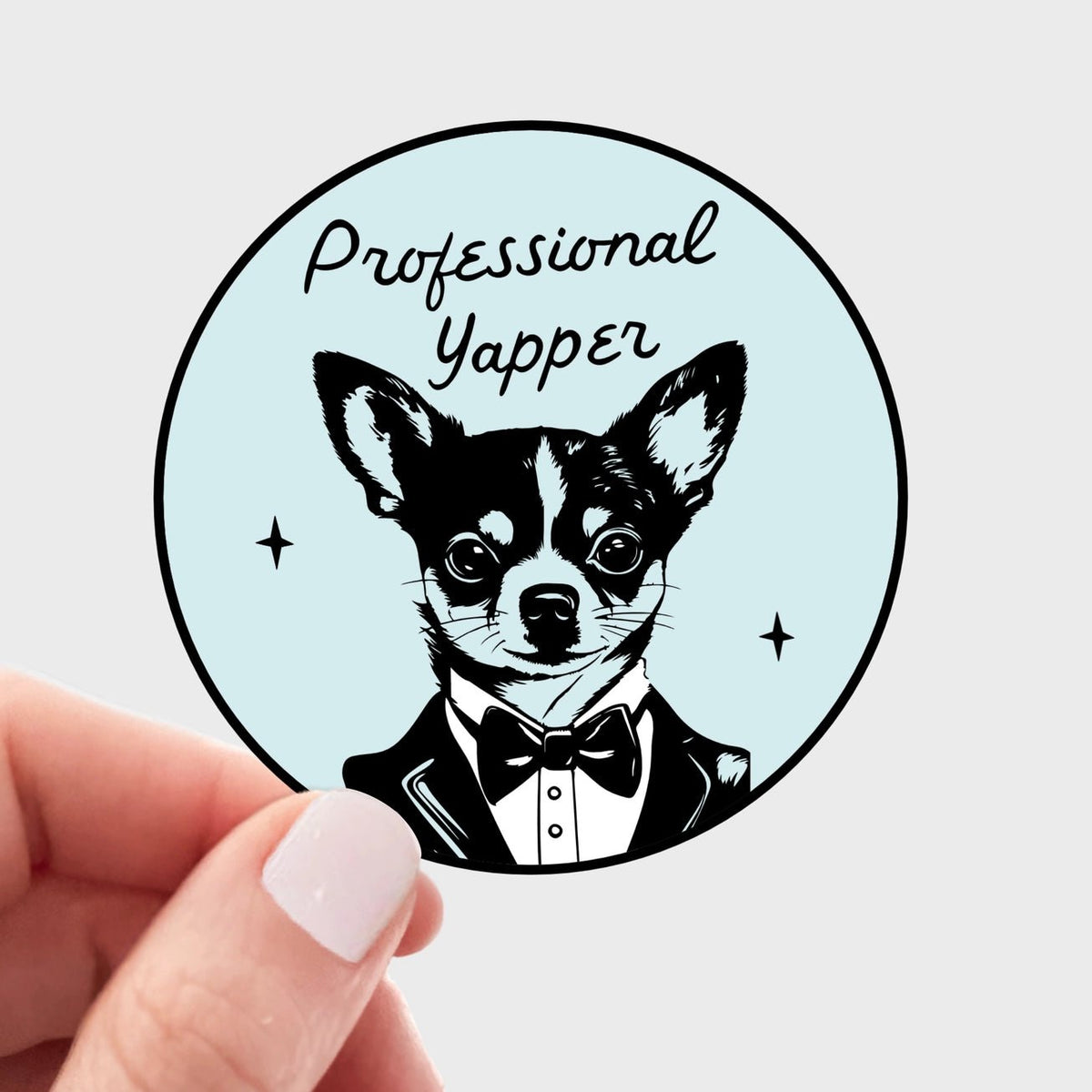 Professional Yapper Sticker – Modern Companion