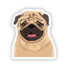 Pug Dog Vinyl Sticker - Modern Companion