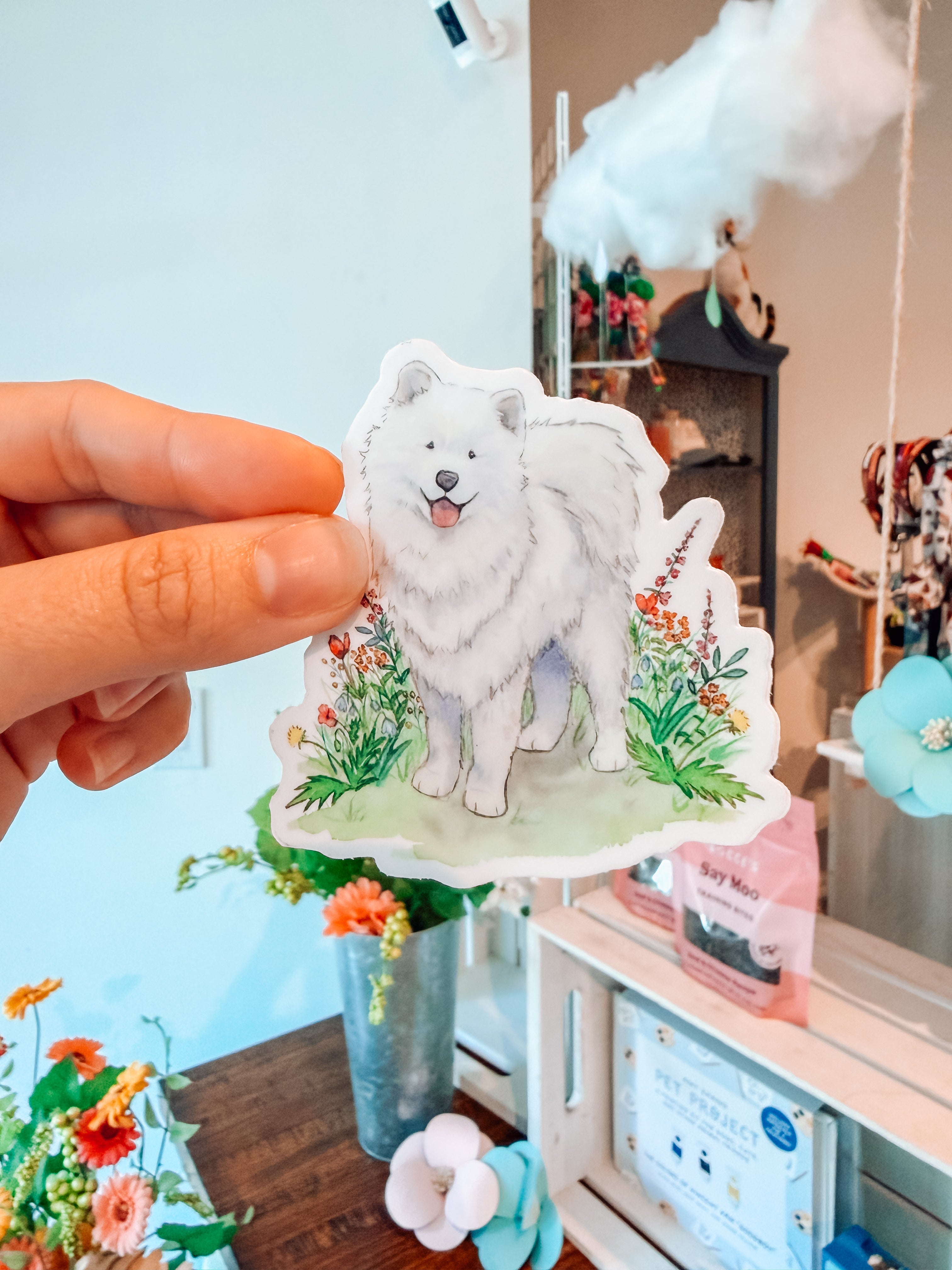 Samoyed Sticker - Modern Companion