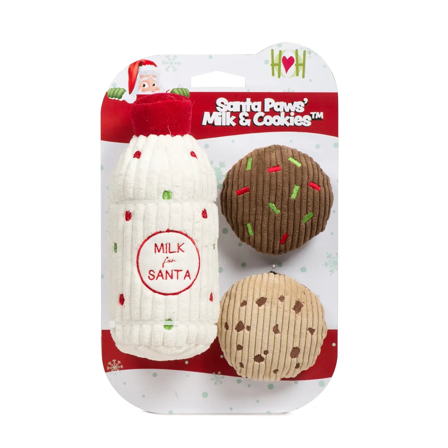 Santa Paws' Milk & Cookies™ 3 Piece Gift Set - Modern Companion