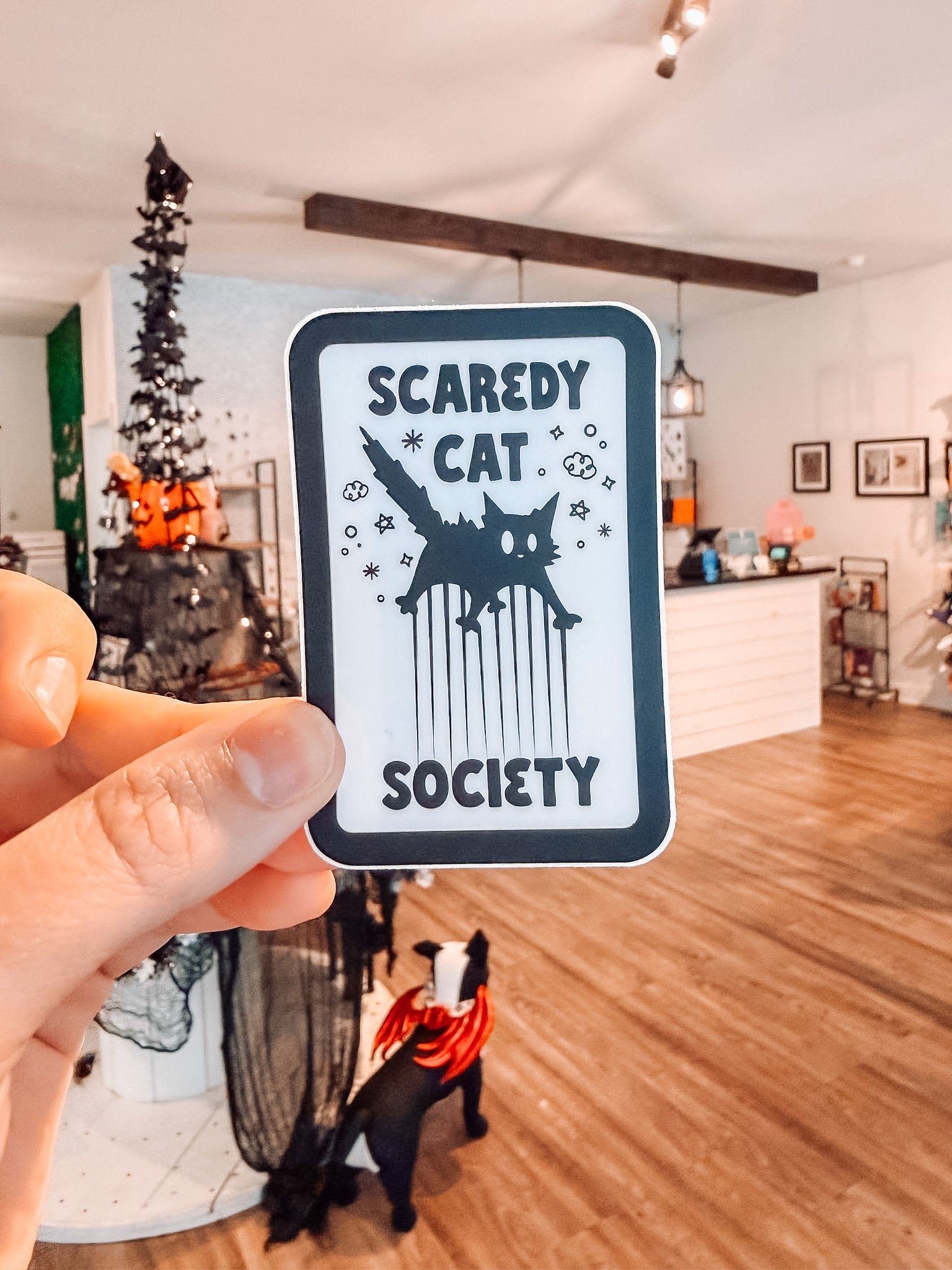 Scaredy Cat Society Sticker - Modern Companion
