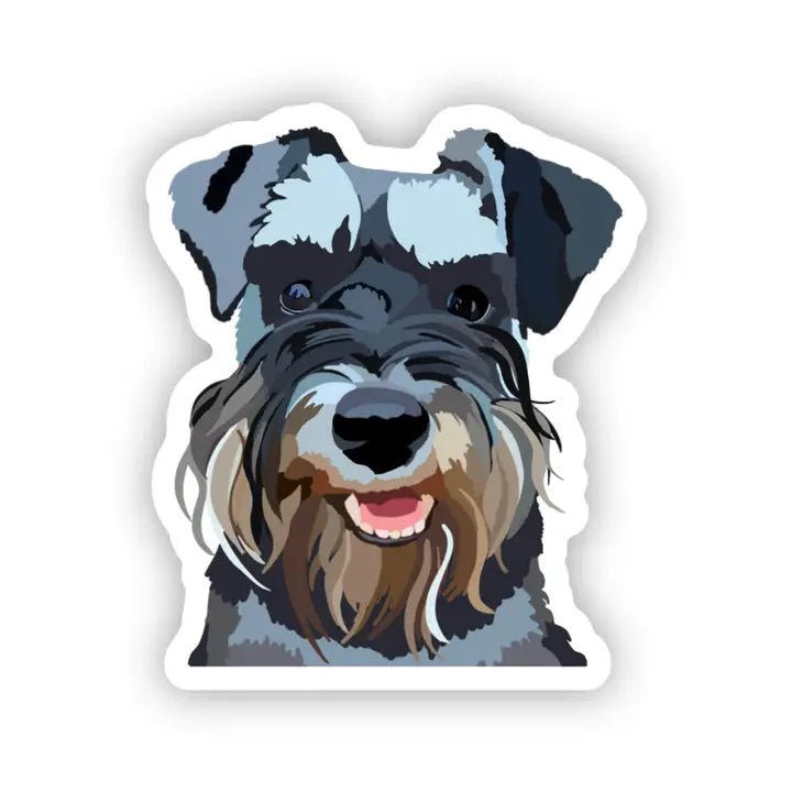 Schnauzer Dog Vinyl Sticker - Modern Companion