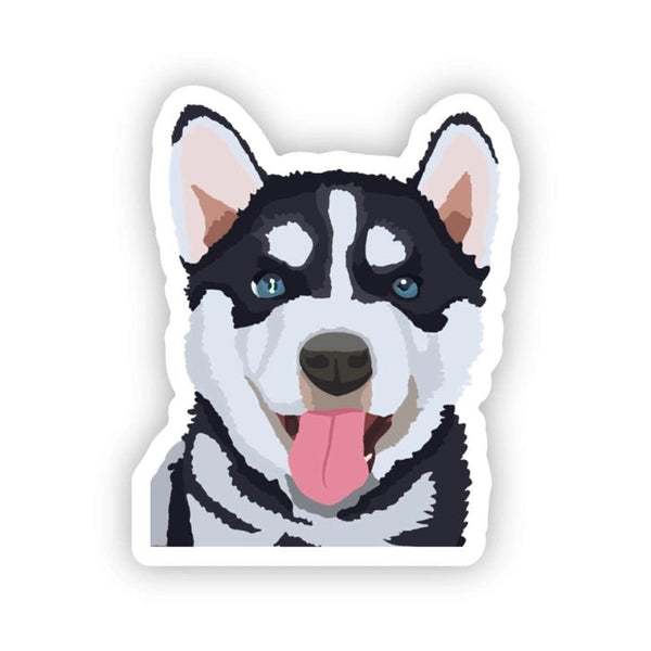 Adesivo Siberian Husky JDM Per Auto: Decalcomania Bianca 96x88mm Per Vetri E Laptop, Resistente E Di Qualità - 4