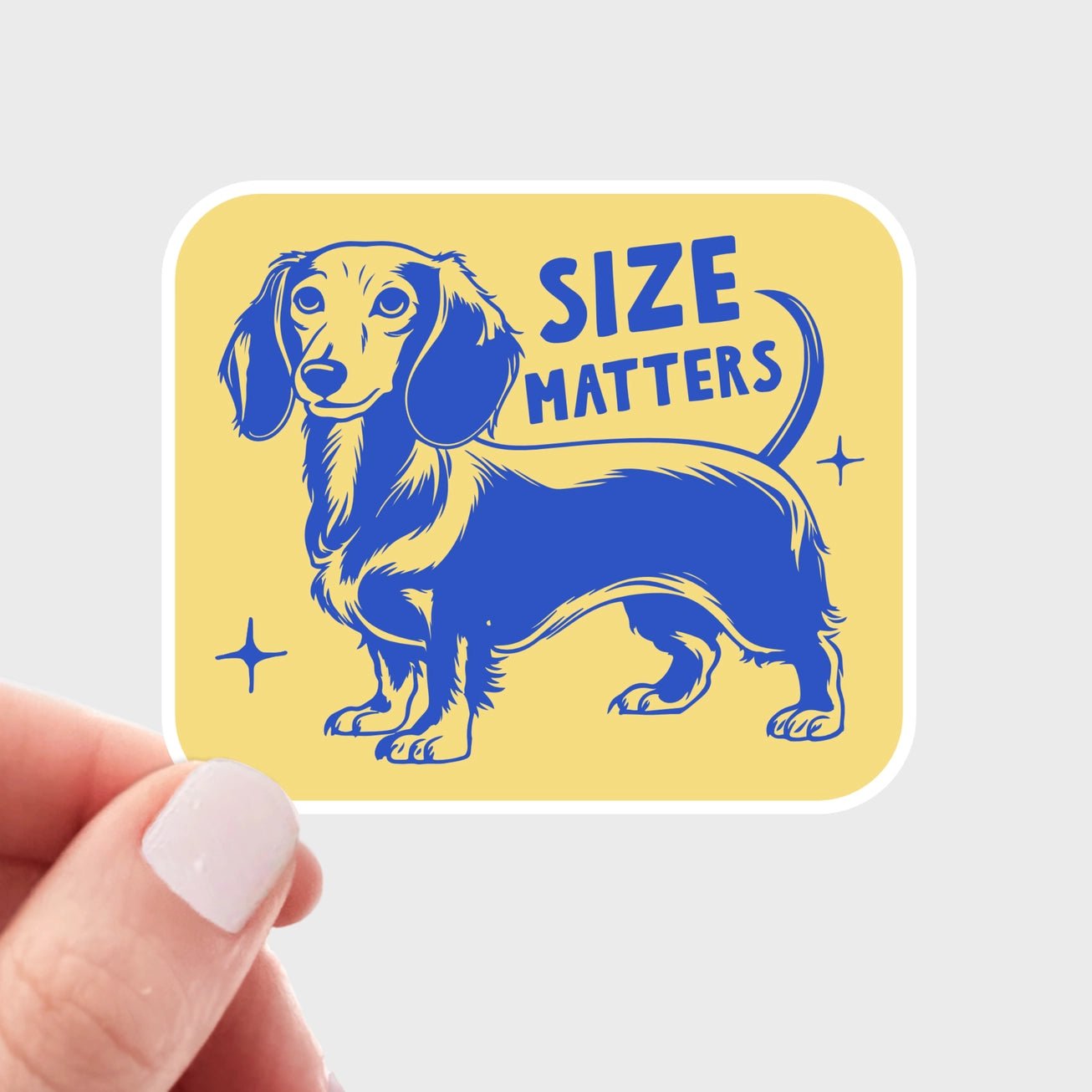 Size Matters Sticker - Modern Companion