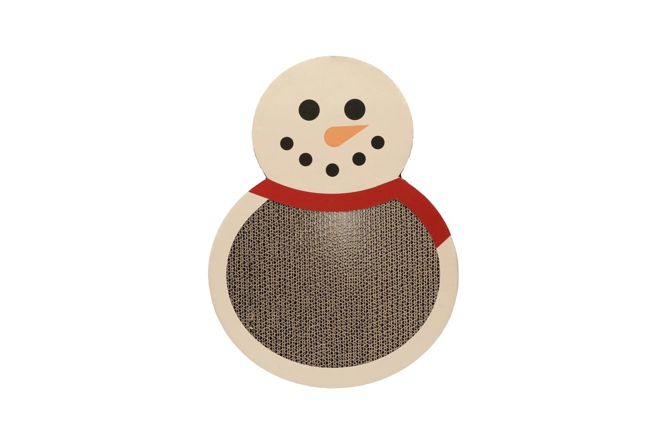 Snowman Scratch Cat Pad - Modern Companion