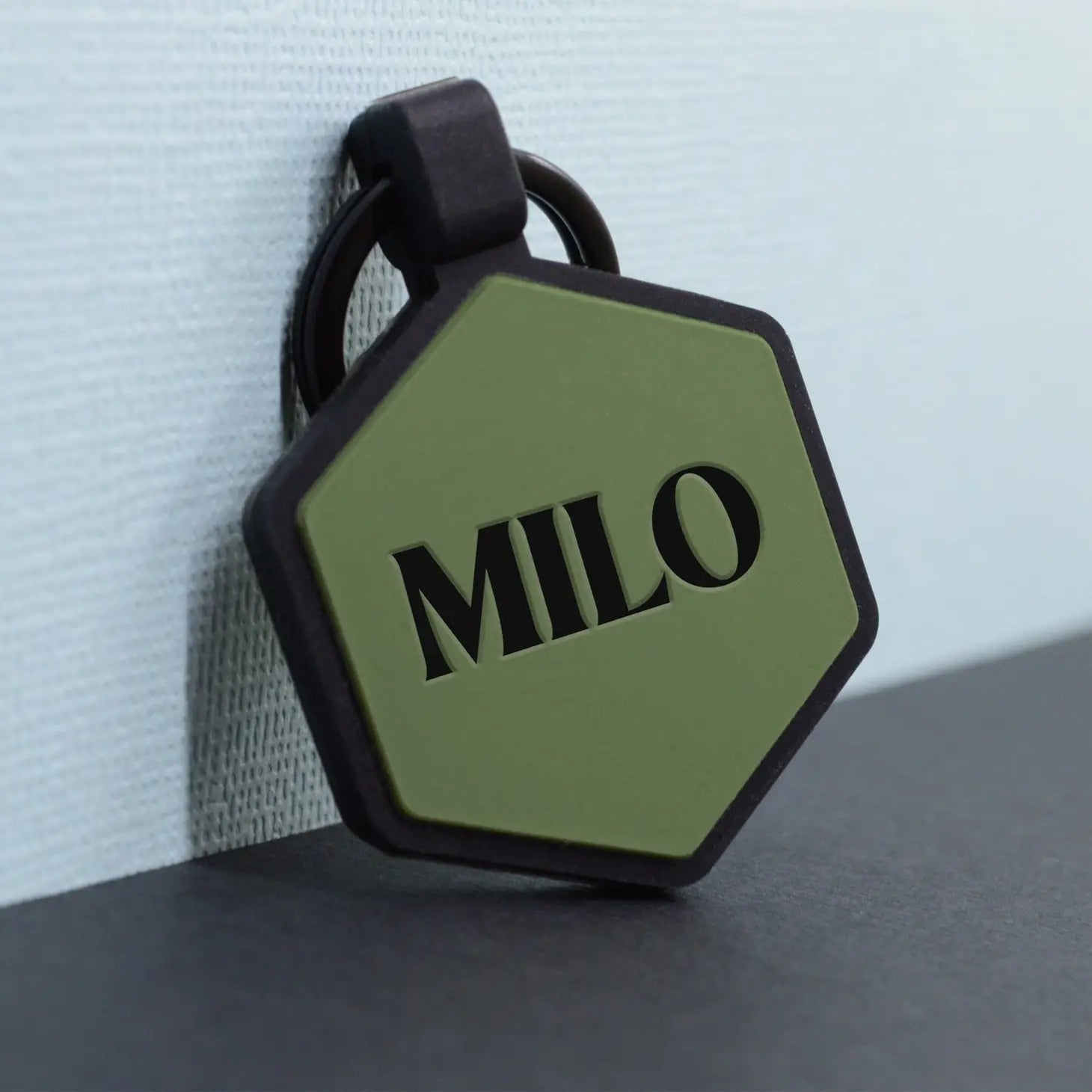 Solid Color Silicone Pet ID Tag - Modern Companion