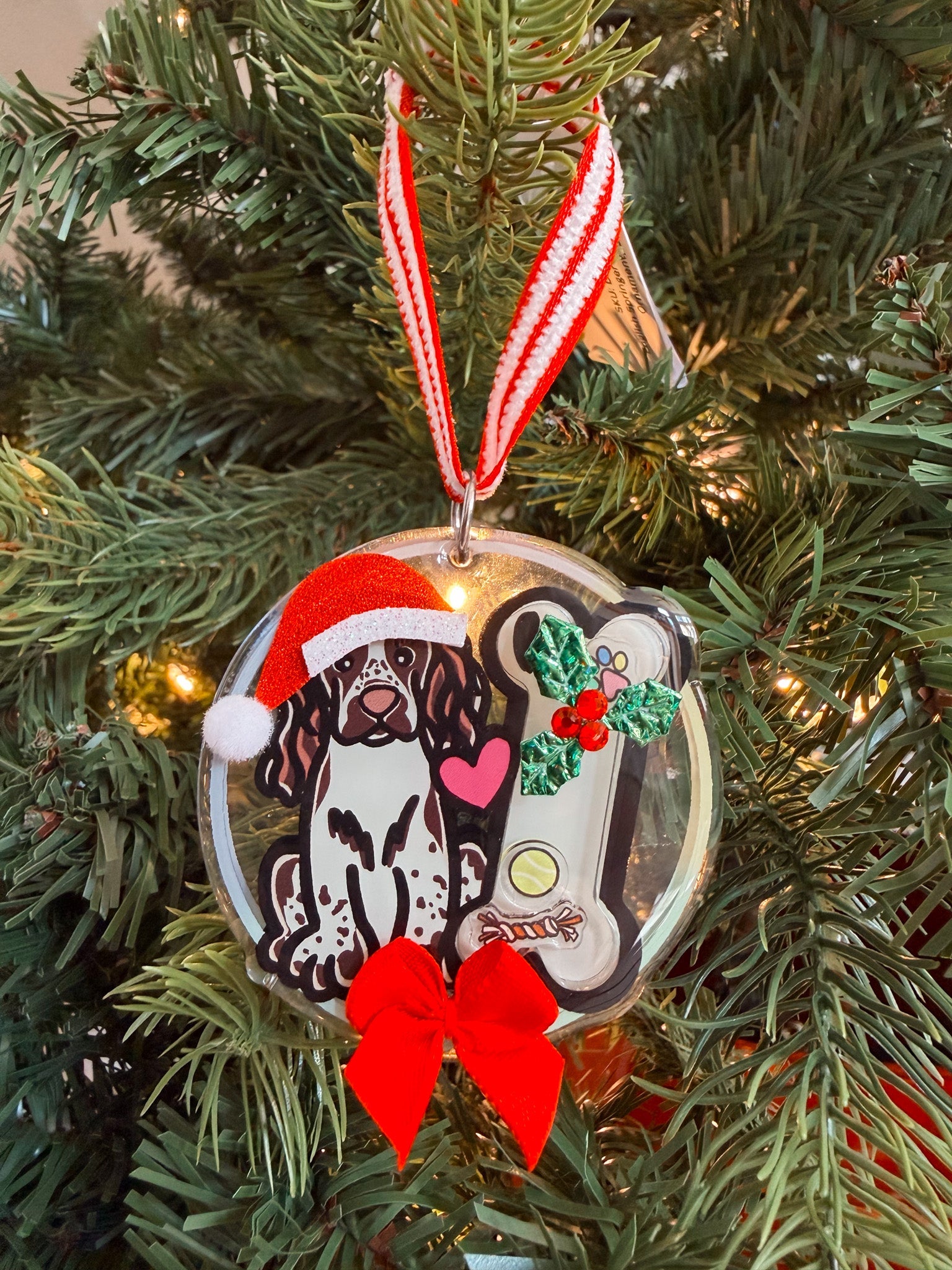 Springer Spaniel Christmas Ornament - Modern Companion