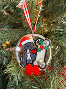 Staffordshire Bull Terrier Christmas Ornament - Modern Companion