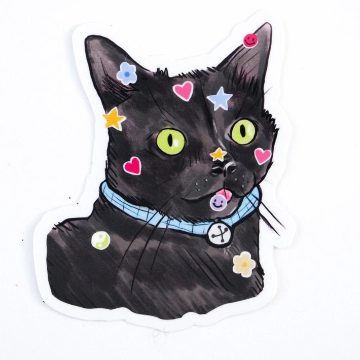 Sticky Cat Vinyl Sticker - Modern Companion