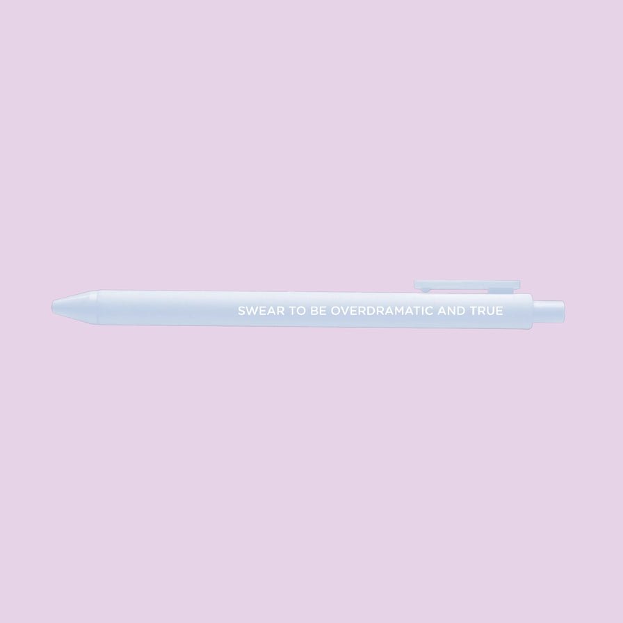 Swear To Be Overdramatic and True Jotter Gel Pen - Modern Companion