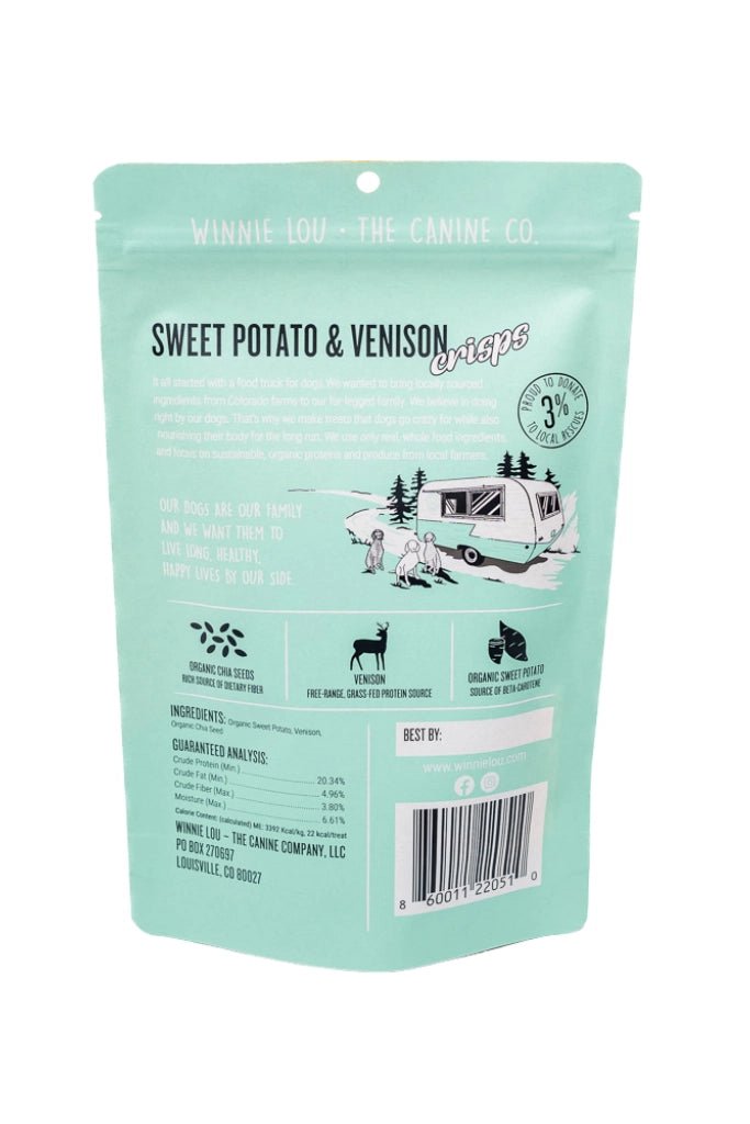 Sweet Potato & Venison Crisps - Modern Companion