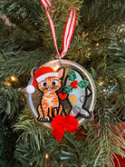 Tabby Cat Christmas Ornament - Modern Companion