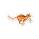 Tabby Cat Sticker - Modern Companion