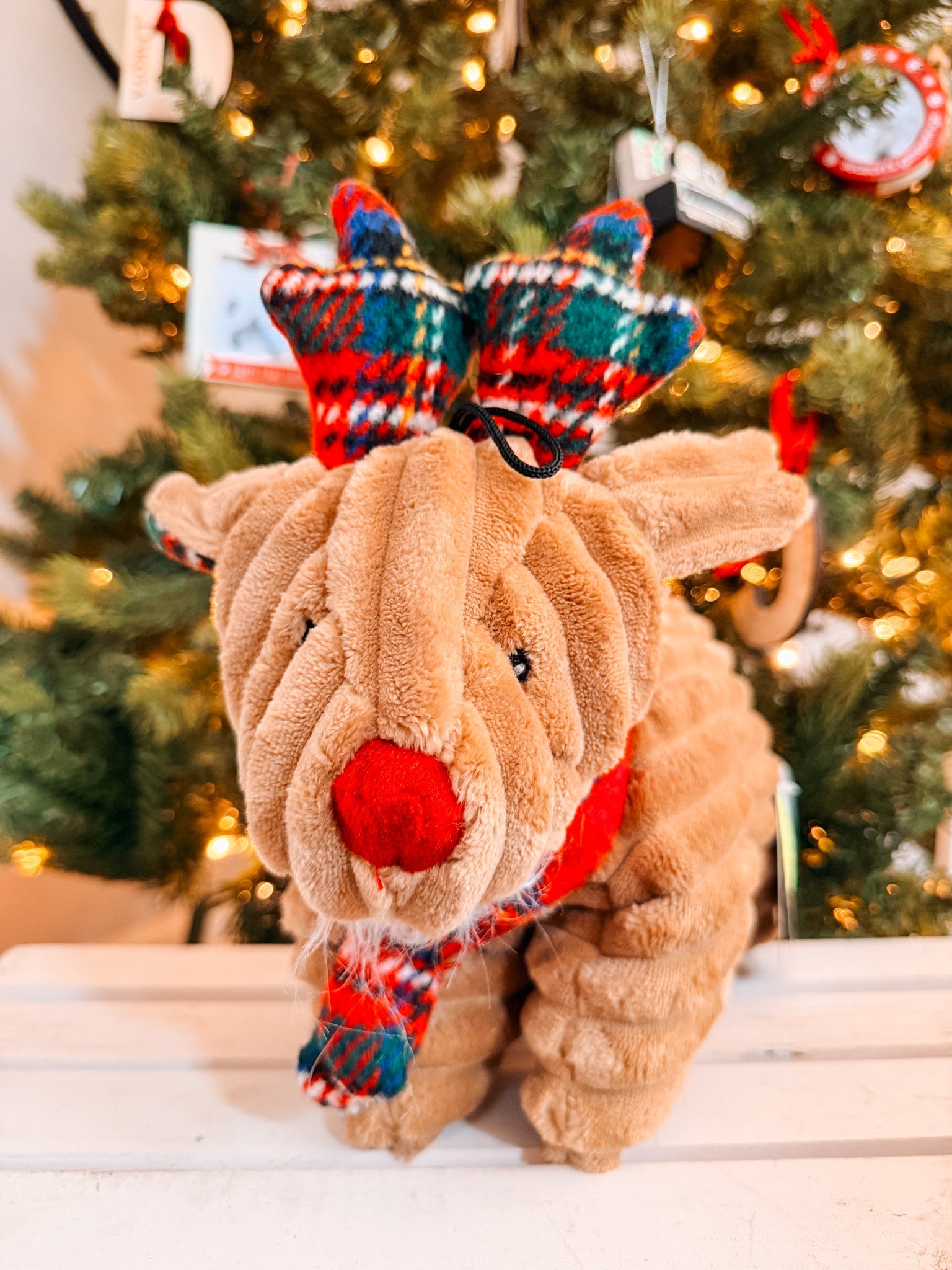 Tartan Tidings Collection Reindeer Squooshie - Modern Companion