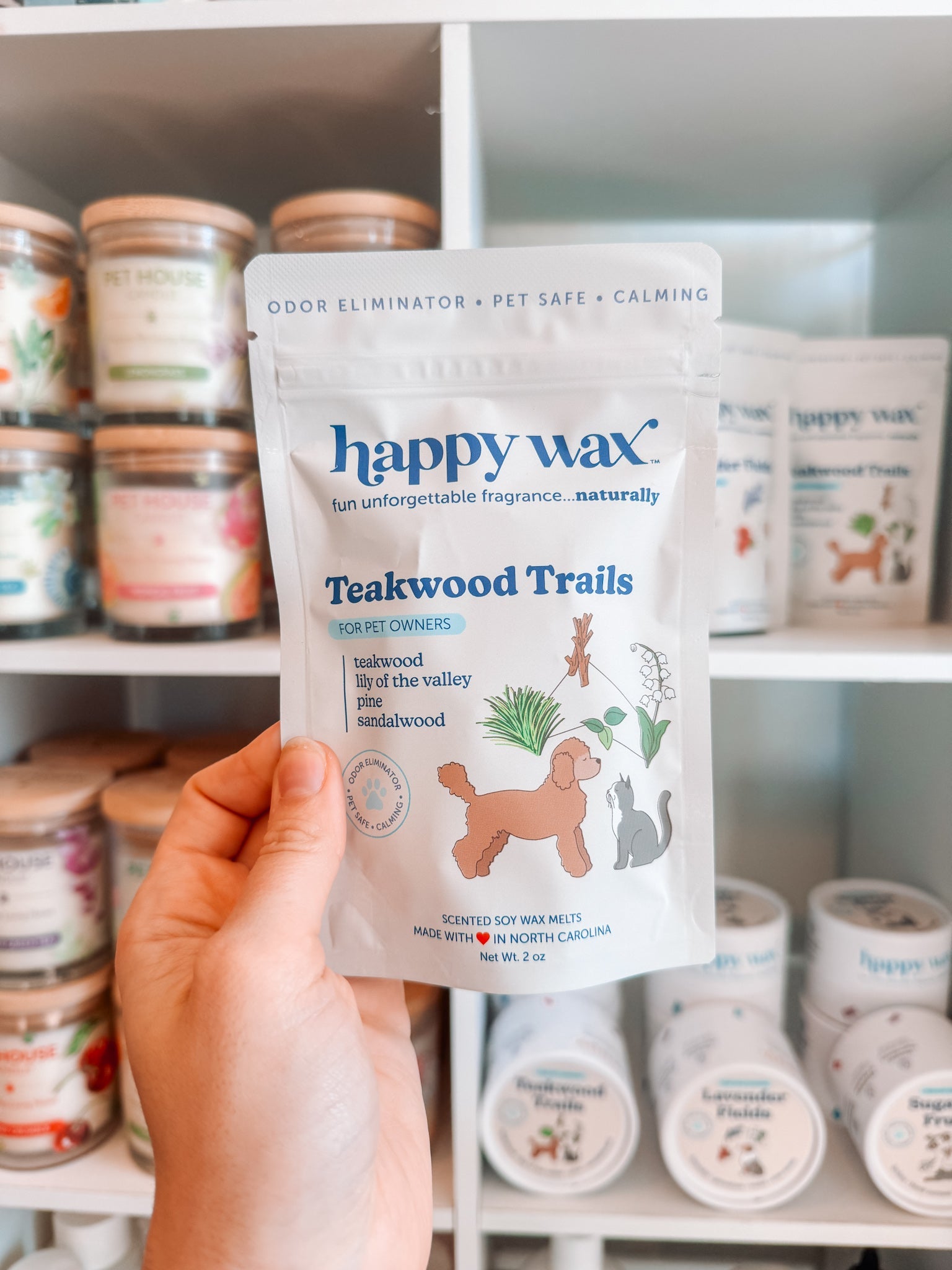 Teakwood Trails Pet Wax Melts - Modern Companion