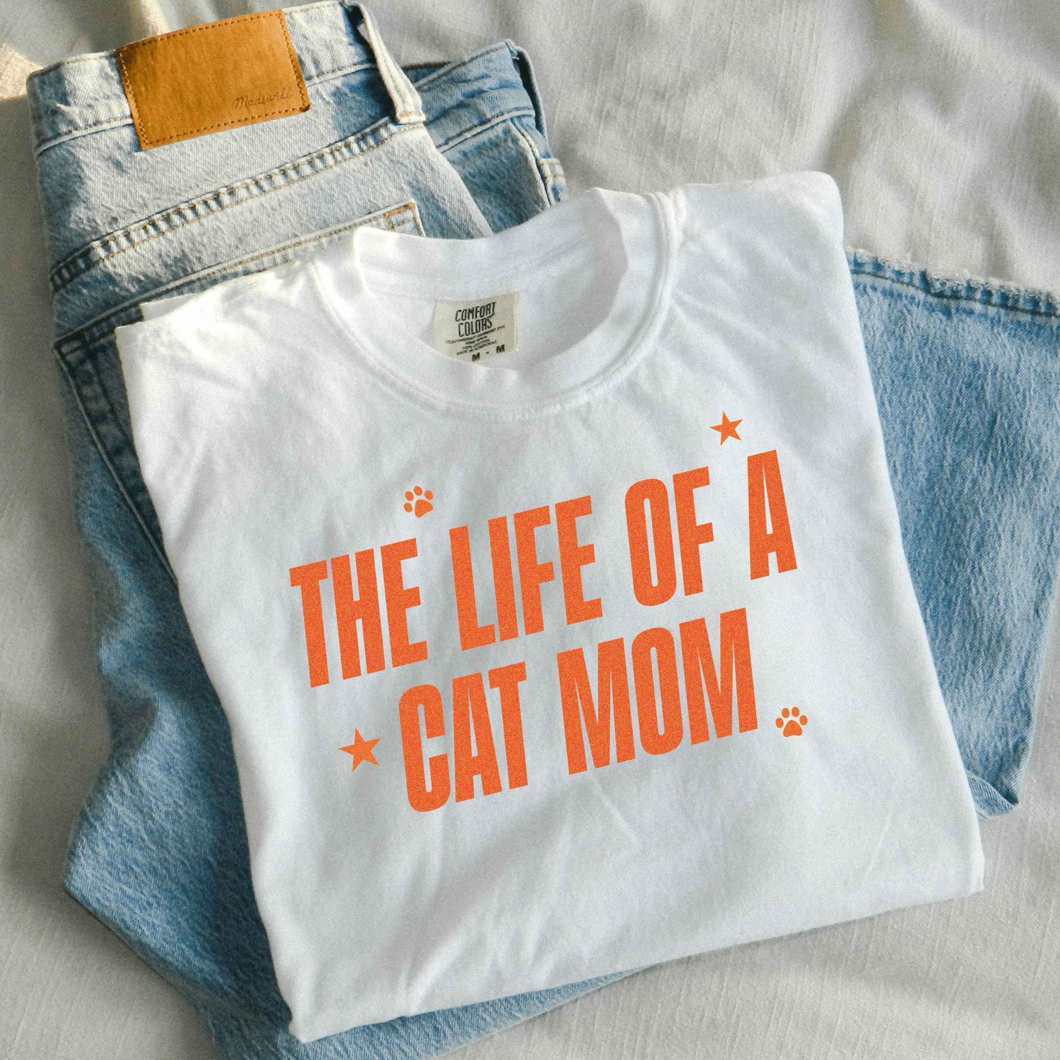 The Life of A Cat Mom Tee (Pre - Order) - Modern Companion
