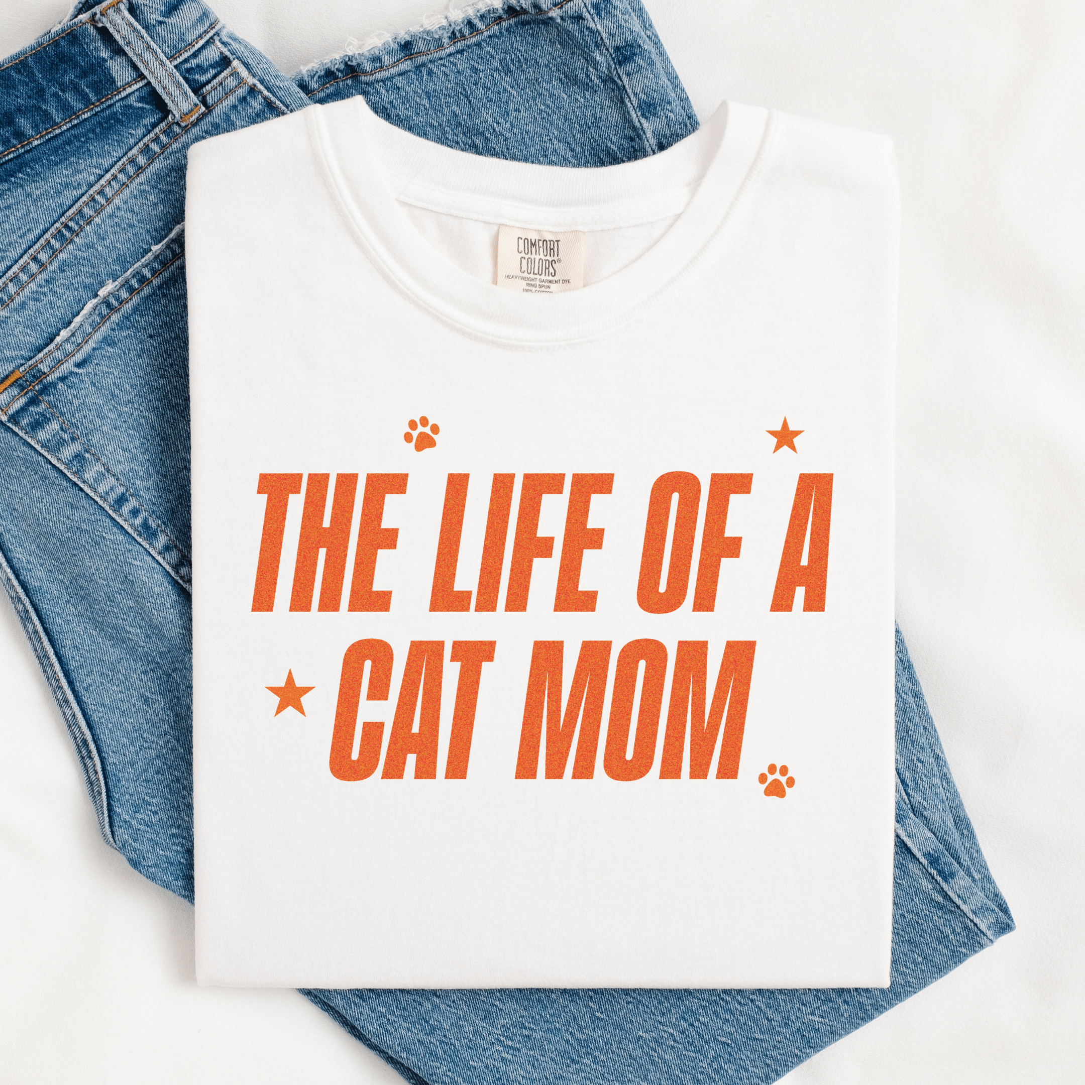The Life of A Cat Mom Tee (Pre - Order) - Modern Companion