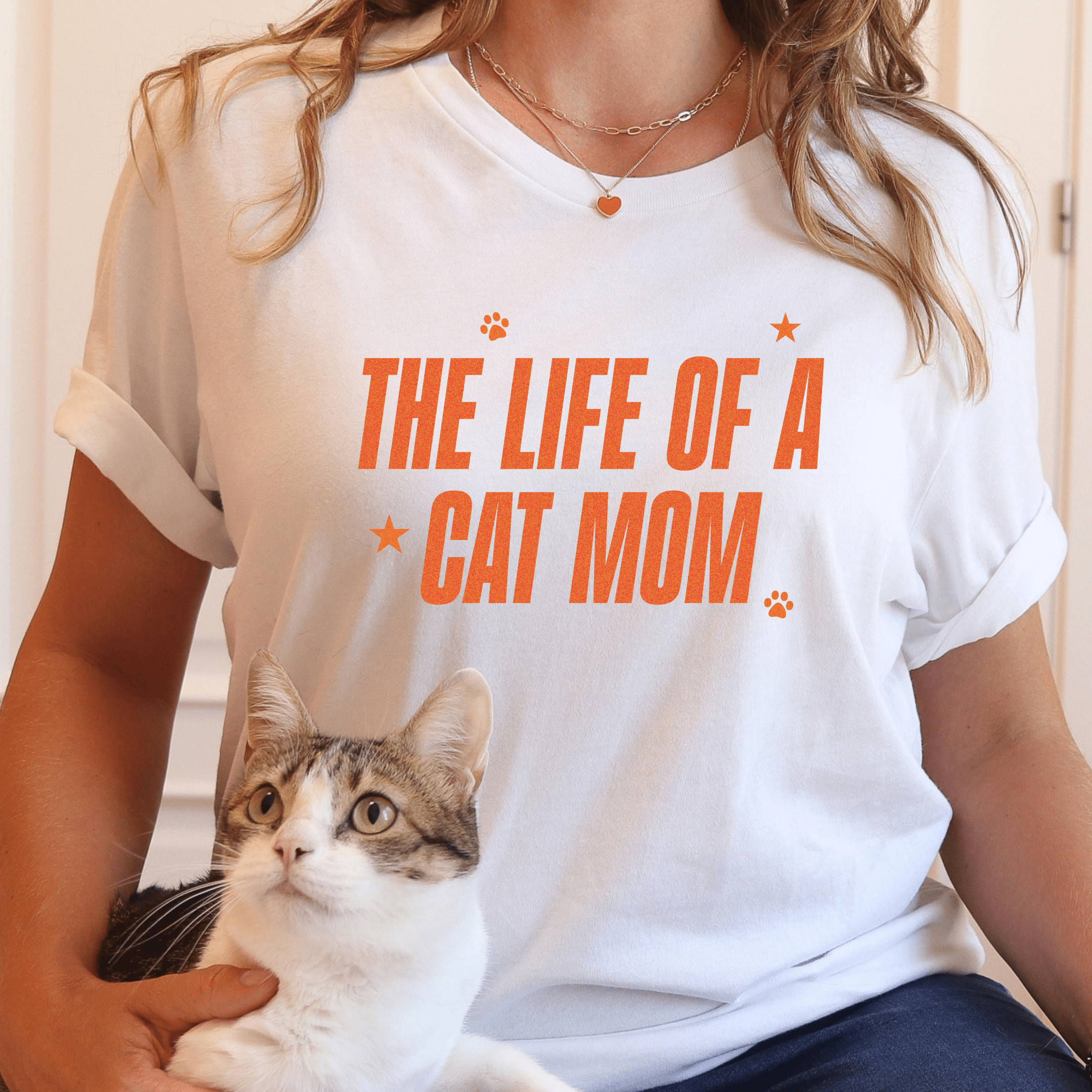 The Life of A Cat Mom Tee (Pre - Order) - Modern Companion